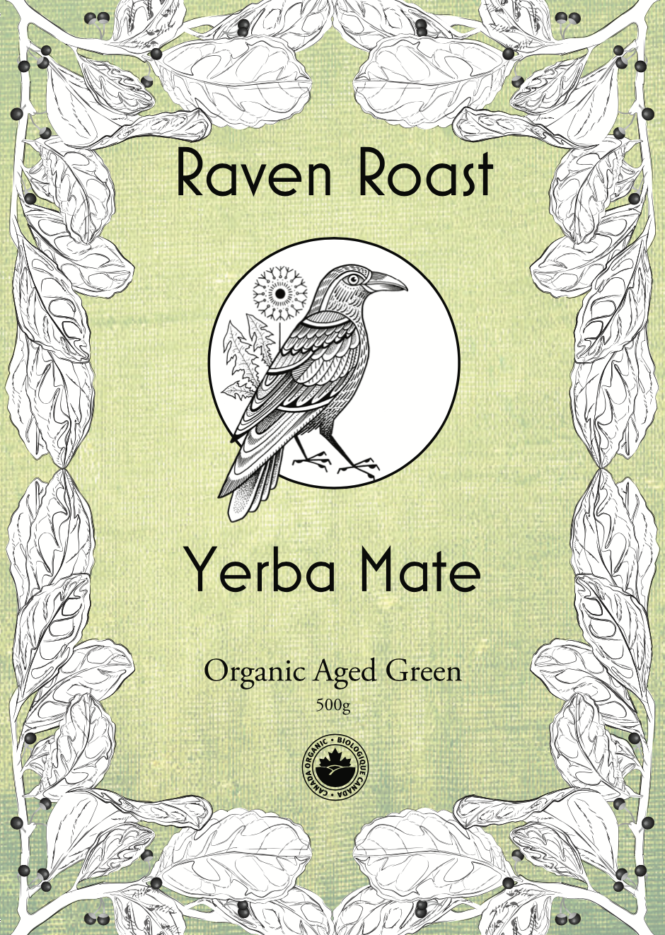 Loose Leaf Aged Green Yerba Mate - 500g Bag - Case of 6 - Wholesale
